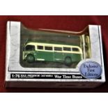 Gilbow 1:76 Scale-War Time Bus-exclusive first editions-green and cream - boxed-excellent