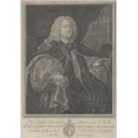 William Hobart Print 'The Right Reverend' Dr. Benjamin Hoadley & Lord Bishop of Winchester.