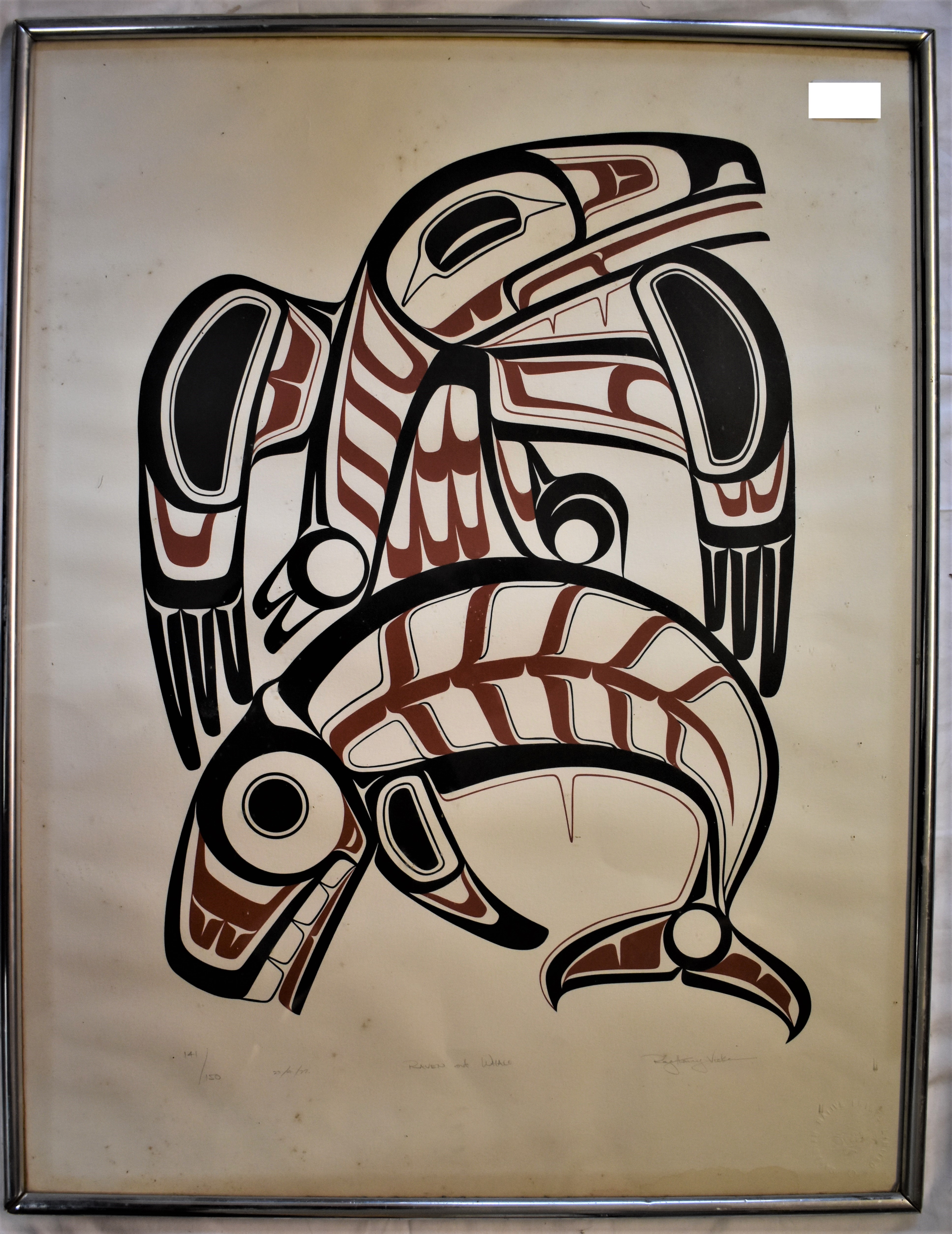 Raven and Whale by Roy Henry Vickers the famous Tsimshian Tribe Northwest Coast Indian Artist, this