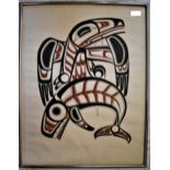 Raven and Whale by Roy Henry Vickers the famous Tsimshian Tribe Northwest Coast Indian Artist, this