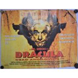 Film poster (Mel Brooks) 'Dracula - Dead and Loving it' starring Leslie Nielson & Mel Brooks. A