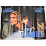 Film Poster - 'The Shooter' starring Dolp Lundgren & Makuschka Detmers, double sided poster.