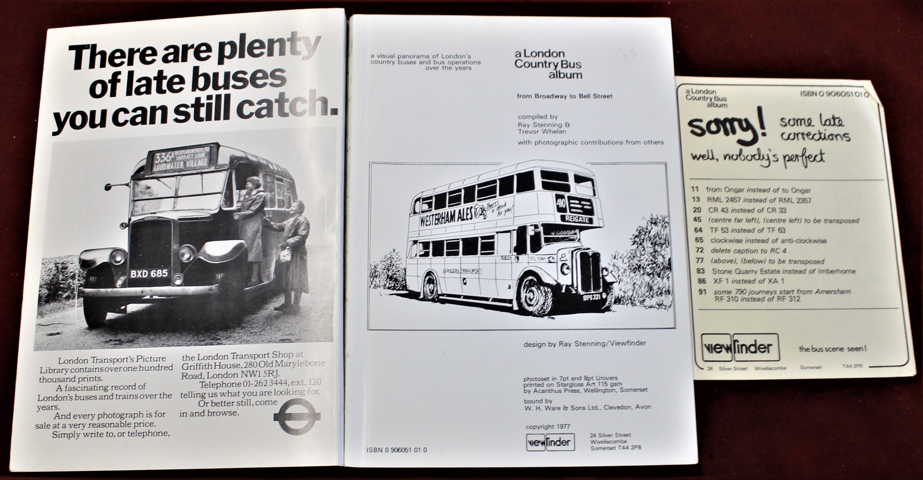 Booklets-(3) books on Buses-London Transport and Commercial-early editions 1973-1977-black and white - Image 4 of 5