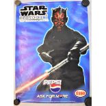 Film Poster - 'Star Wars - Episode I' with Pepsi Advertising Poster. Measurement 70cm x 50cm, in