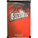 Poster - Play/Musical 'Sunset Blvd' Adelphi Theatre, measures 51cm x 32cm, good condition