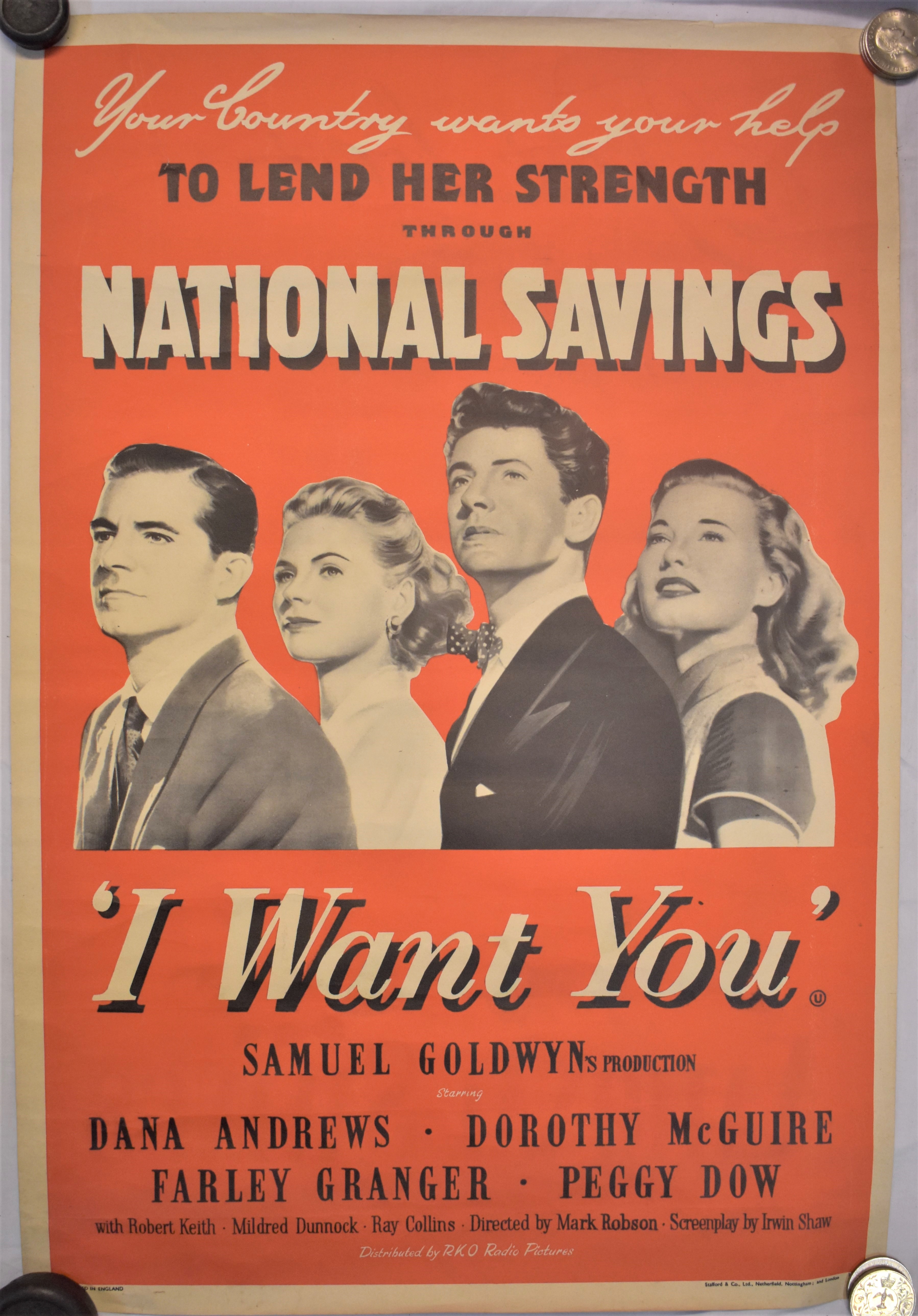 National Savings-'I Want You'-(Advertising film) Samuel Goldwyn production starring Dana Andrews-