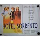 Film Poster 1994 - 'Hotel Sorrento' starring Joan Plowright, double sided poster, measurements 100cm