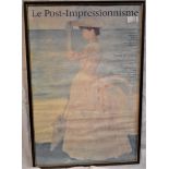Le Post-Impressionism Exhibition-Palais de Tokyo-Paris 16-a delightful poster framed and glazed-40cm