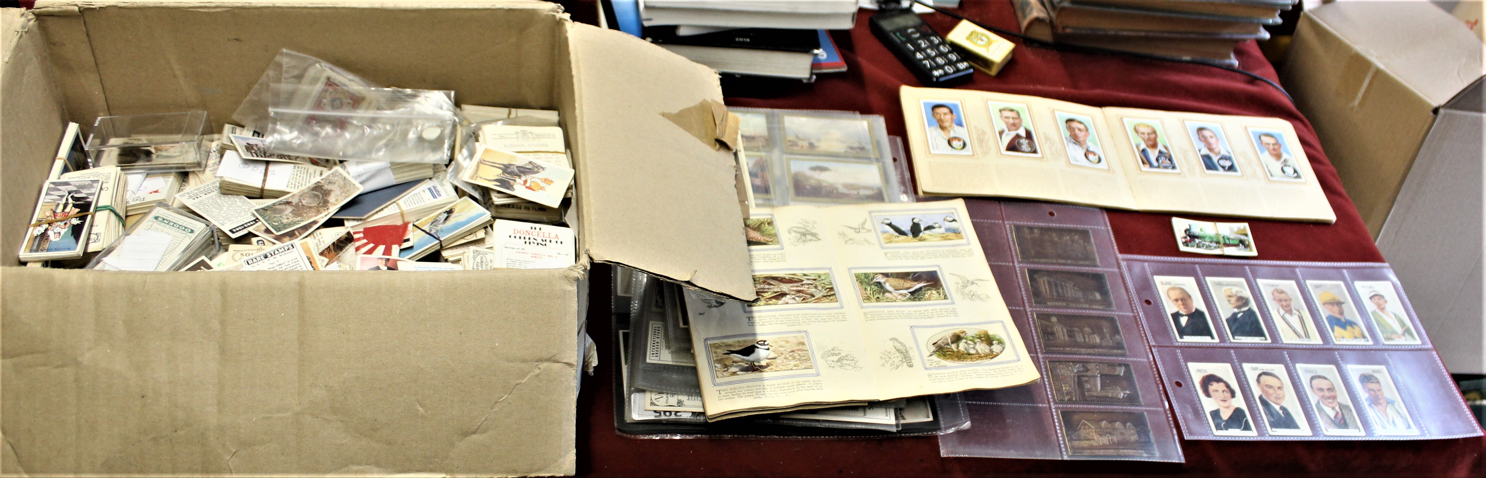 Part Sets & Odds. Small Quantity of Trade Cards. Mostly Cigarette Cards. Good to very good