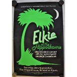 Poster-(Concert) Elkie'- At The Hippodrome-Bristol-(2) identical posters-green and black-