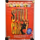 Film Lobby Poster - 'Still Crazy' starring Billy Connolly & Jimmy Nail. Measures 59cm x 42cm, fold