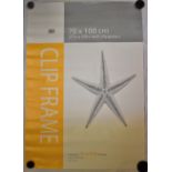 Poster Advertising-Clip Frames - Copyright Starfish Frames-measurements 100cm x 70cm-very good