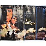 Film Poster - 'Billy Bathgate' starring Dustin Hoffman. Measurements 100cm x 76cm, some damage to