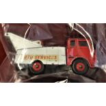 Dinky'-Crash Truck model 434 white and red auto services Bedford TK-play worn no box