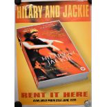 Video Poster-'Hilary and Jackie'-starring Emily Watson-Rachel Griffiths-measurements 59cm x 42cm-