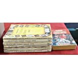 Playfair Cricket Annuals (6) 1959, 1950, 1952, 1953, 1954, 1955 and a Playfair Football Annual