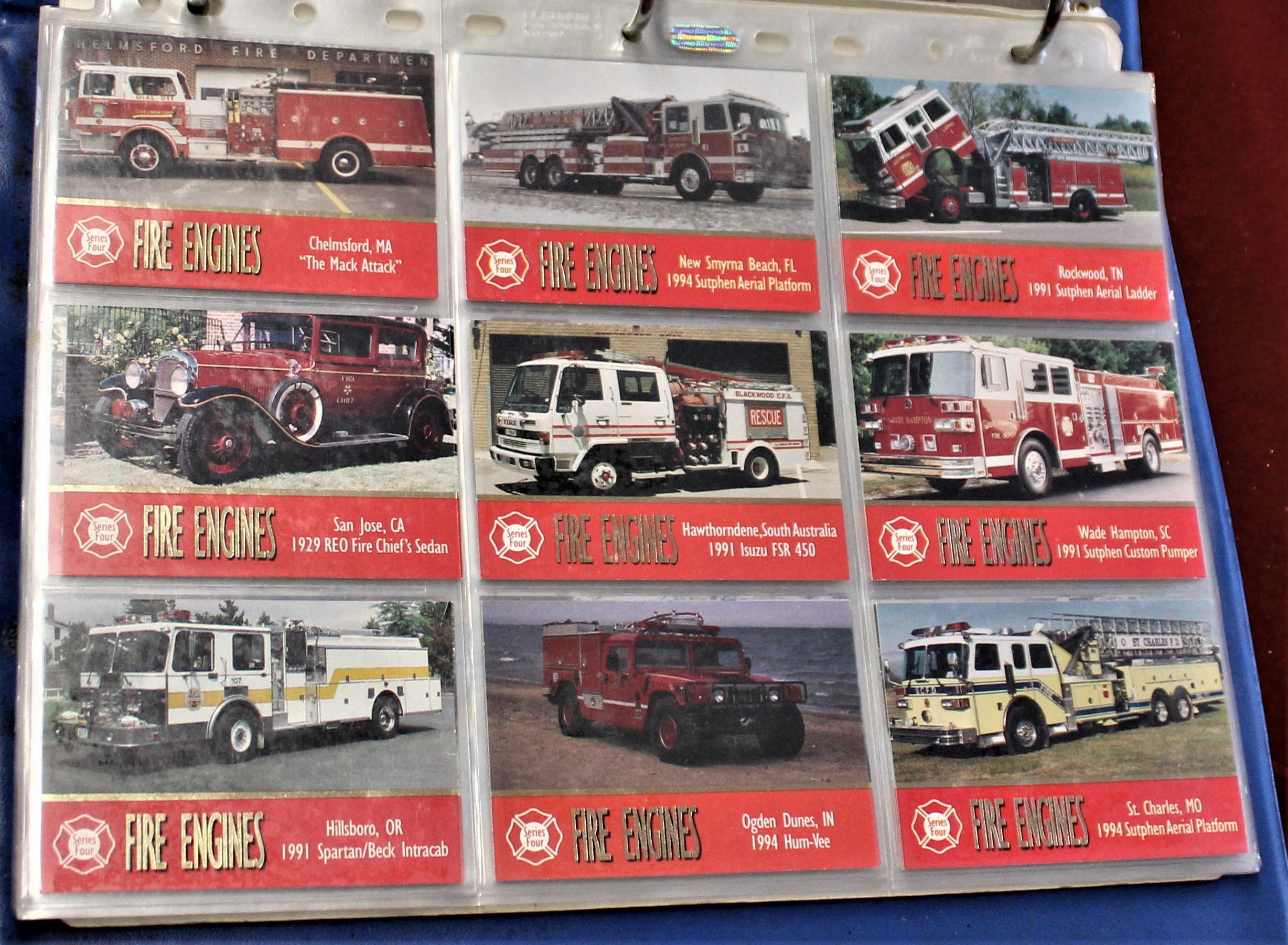 Trade Cards including Fire Engines collectable trading cards - Series four by Bon Air published - Image 2 of 3