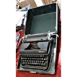 Olympia Model SM2 portable typewriter, manufactured in 1951 in West Germany and in very good