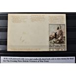 Patriotic and Propaganda Cinderella Labels - Unused WWI post card with Prisoner of War Verse and