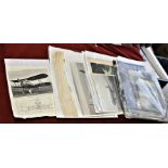 Aviation History photographs and diagrams including a 6 x 4 black and white photograph of Sopwith