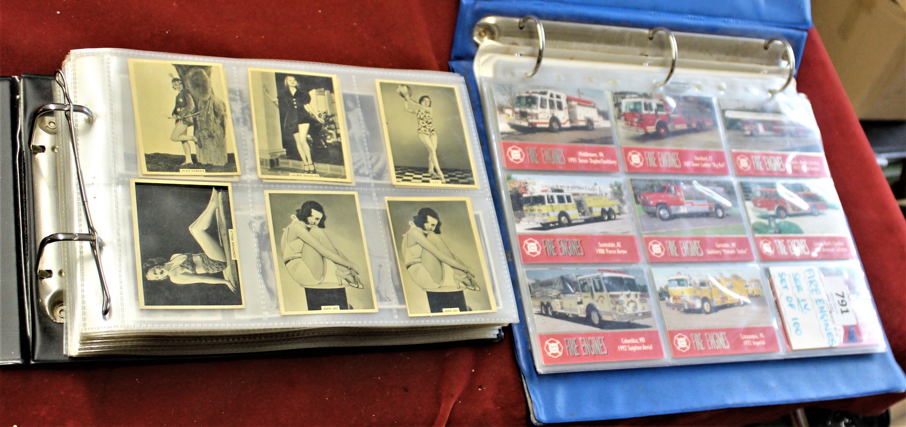 Trade Cards including Fire Engines collectable trading cards - Series four by Bon Air published