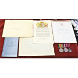 British WWII & EIIR Medal trio including Defence Medal, 1939-45 Medal and Queen's 1953 Coronation