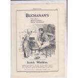 Buchanian's Scotch Whiskies 1914-full page black and white advertisement 'Red Seal'-'Black and