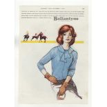 Ballantyne Fashions 1959-colour advertisement for Ballantyne Colt Cashmere Sweaters 9" x 12.1/2"