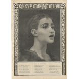 Christmas Number 1885-Illustrated London News-'A Hymn For Christmas'-full black and white print-