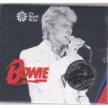 Great Britain 2020 David Bowie £5 BUNC, Music Legends Collection in Royal Mint pack