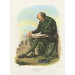 Ackerman Vintage colour print-Clan Campbell of Argyle R.R Mc Ian, Printer L Dickinson Litho 11" x