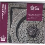 Great Britain 2020 £5 The Infamous Prison, The Tower of London Collection, BUNC in Royal Mint pack