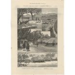 British South Africa Co 1891-full page advertisement-Native Views-Expedition to Mashonaland 12"x 16"