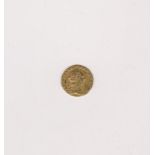 1813 George III Quarter Guinea, AUNC, S3741, with certificate