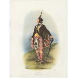 Ackerman Vintage colour print-'Clan Menzies'-Bosley lith-11"x 15" approx.