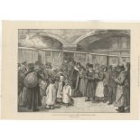 Expulsion of Jews from St Petersburg 1891-full page black and white print-explosion of Jews from