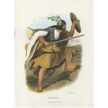 Ackerman Vintage colour print-'Clan Ferguson'-L.Dickinson Lith 11" x 15" approx.