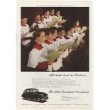 Standard Triumph 1951-full page advertisement 'The 1952 Standard Vanguard'-9" x 12.1/2"