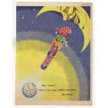 Rowntree's Fruit Gums 1951-full page colour advertisement-Mr Moon and Festival of Britain logo-
