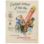 Spangles 1951-full page advertisement-Fruitiest Errand of the Day-10" x 12.1/2"