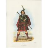 Ackerman Vintage colour print-Clan Maclean R.R Mc Ian, printer W.Bosley Lith 11" x 15"