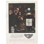 Garvey's Sherry 1961-full page colour advertisement-'The Rare Fina'-good 10" x 14" approx.