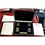 The Falklands Conflict four Coin Sovereign set, made by The London Mint with certificate