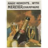 Mercier Champagne 1967-full page colour advertisement very fine 9" x 12.1/2" approx.