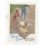Silver Cross Baby Coach 1951-full page colour advertisement-delightful-9" x 12.1/2"