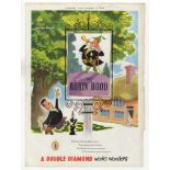 Double Diamond-The Robin Hood Inn Sign 1955-full page colour advertisement 9.1/2" x 12.1/2" very