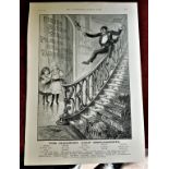 Monkey Brand Polish/Golt 1891-full page black and white advertisement-Monkey Slides Down the