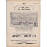 Morris 1951-Stewart Ardern Ltd - Berkley Square-full page black and white advertisement 8" x 12"