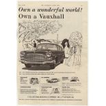 Vauxhall Cresta 1961-full page advertisement -'Own a Wonderful Word-Own a Vauxhall-10" x 14"