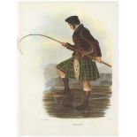 Ackerman Vintage colour print-'Clan Gordon' R.R Mc Ian - printer H Aitken, Lith 11" x15" approx.